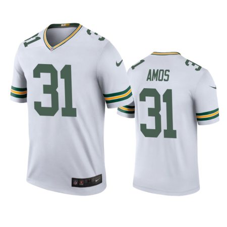Green Bay Packers #31 Adrian Amos White Color Rush Legend Jersey - Men's