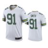 Green Bay Packers #91 Preston Smith White Color Rush Legend Jersey - Men's 3 mens packers preston smith white color rush legend jersey