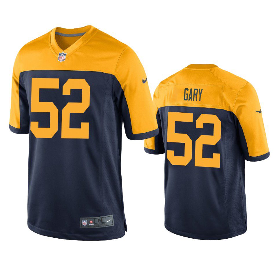 Green Bay Packers Rashan Gary Navy 2019 NFL Draft Game Jersey 1 mens packers rashan gary navy game jersey