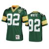Reggie White Packers Mitchell & Ness Green 1993 Throwback Authentic Jersey 2 mens packers reggie white green 1993 throwback authentic retired player jersey