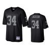 Bo Jackson Raiders Mitchell & Ness Black 1988 Vintage Replica Jersey 3 mens raiders bo jackson black 1988 vintage replica retired player jersey