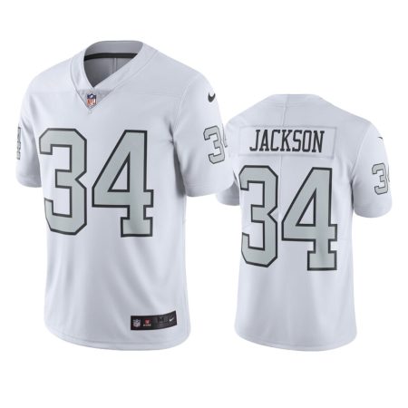 Bo Jackson Raiders Nike White Color Rush Limited Jersey