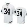 Bo Jackson Raiders Nike White Game Jersey 3 mens raiders bo jackson white game retired player jersey