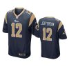 Los Angeles Rams Van Jefferson Navy 2020 NFL Draft Game Jersey 3 mens rams van jefferson navy game jersey