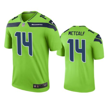 Seattle Seahawks D.K. Metcalf Green 2019 NFL Draft Color Rush Legend Jersey