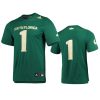 South Florida Bulls #1 Green Replica Football Jersey 3 mens south florida bulls 1 green replica jersey