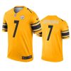Pittsburgh Steelers Ben Roethlisberger Gold Inverted Legend Jersey 2 mens steelers ben roethlisberger gold inverted legend jersey