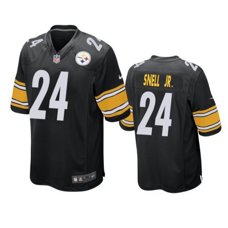 Pittsburgh Steelers Benny Snell Jr. Black 2019 NFL Draft Game Jersey