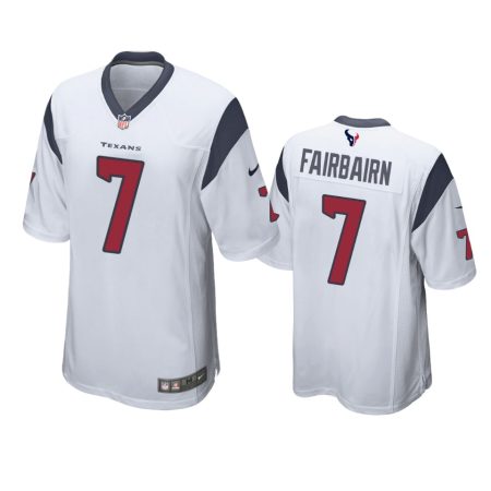 Houston Texans #7 Ka'imi Fairbairn White Game Jersey - Men's