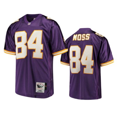 Men's Vikings Randy Moss Purple 1998 Authentic Jersey