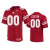 Wisconsin Badgers Custom Red College Football Game Jersey 3 mens wisconsin badgers custom red game jersey