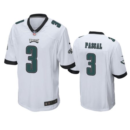 Philadelphia Eagles Zach Pascal White Game Jersey
