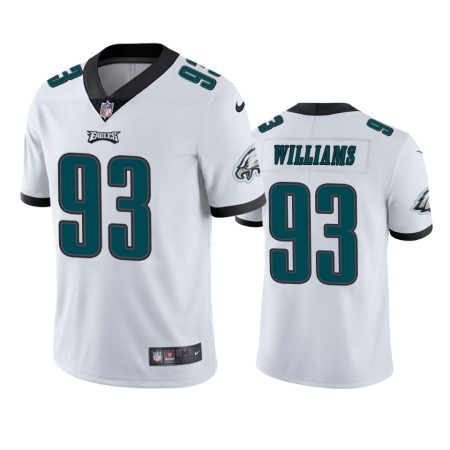 Milton Williams Philadelphia Eagles White Vapor Limited Jersey