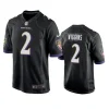 Baltimore Ravens Nate Wiggins Black 2024 NFL Draft Jersey 2 nate wiggins ravens black 2024 nfl draft jersey