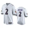 Baltimore Ravens Nate Wiggins White 2024 NFL Draft Jersey 3 nate wiggins ravens white 2024 nfl draft jersey