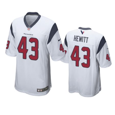 Houston Texans Neville Hewitt White Game Jersey
