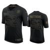 Green Bay Packers Clay Matthews Black 2020 Salute to Service Retired Jersey 3 packers clay matthews black retired 2020 salute to service jersey