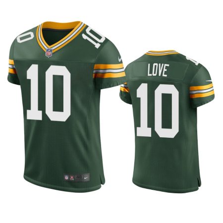 Green Bay Packers Jordan Love Green Classic Vapor Elite Jersey - Men's
