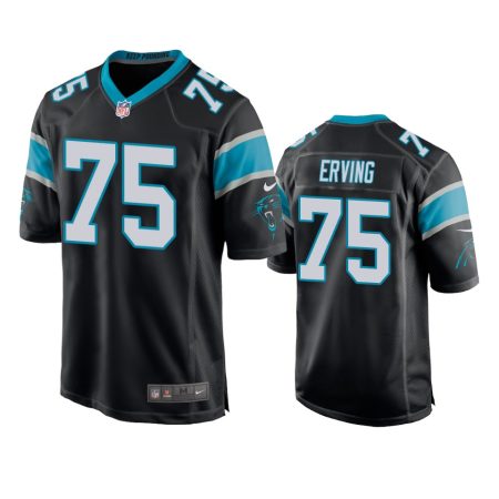Carolina Panthers Cameron Erving Black Game Jersey