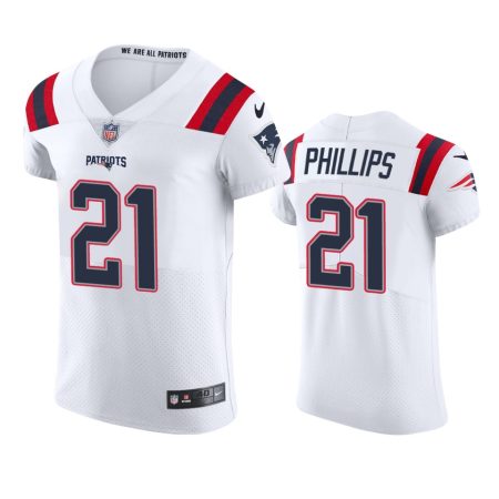 New England Patriots Adrian Phillips White Vapor Elite Jersey - Men's