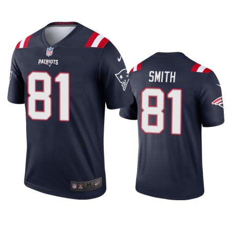 New England Patriots Jonnu Smith Navy Legend Jersey