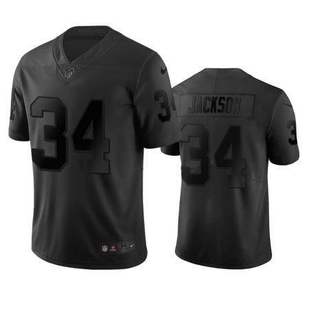Bo Jackson Oakland Raiders Black Vapor Limited City Edition Jersey