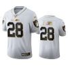 Josh Jacobs Raiders White 100th Season Golden Edition Jersey 2 raiders josh jacobs white golden edition 100th season jersey