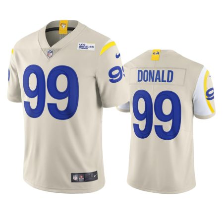 Los Angeles Rams Aaron Donald Bone 2020 Vapor Limited Jersey - Men's