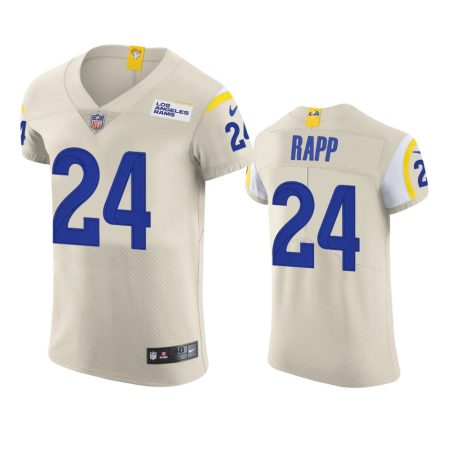 Los Angeles Rams Taylor Rapp Cream Vapor Elite Jersey - Men's