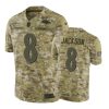 Baltimore Ravens #8 2018 Salute to Service Lamar Jackson Jersey Camo -Nike Limited 2 ravens 8 lamar jackson 2018 salute to service jersey