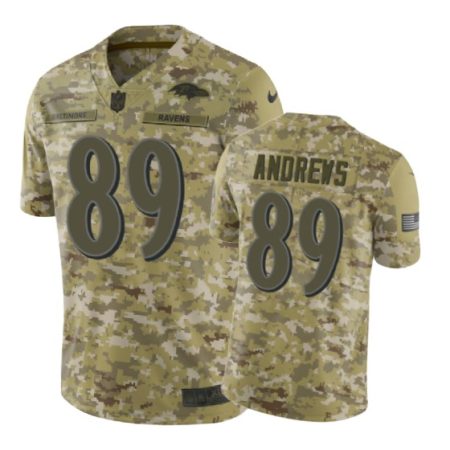 Baltimore Ravens #89 2018 Salute to Service Mark Andrews Jersey Camo -Nike Limited