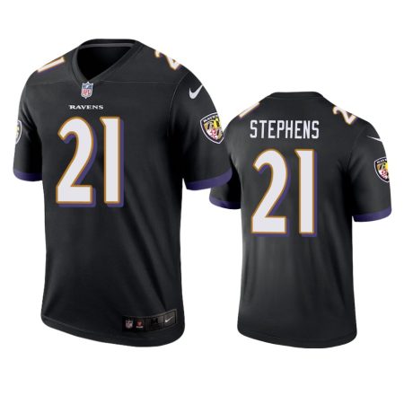 Baltimore Ravens Brandon Stephens Black Legend Jersey