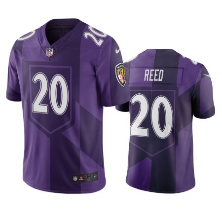 Baltimore Ravens Ed Reed Purple City Edition Vapor Limited Jersey