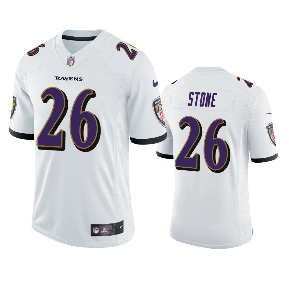 Baltimore Ravens Geno Stone White Vapor Limited Jersey 1 ravens geno stone white vapor jersey