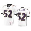 Baltimore Ravens Ray Lewis White 2000 Legacy Replica Throwback Jersey 3 ravens ray lewis white 2000 legacy replica throwback jersey
