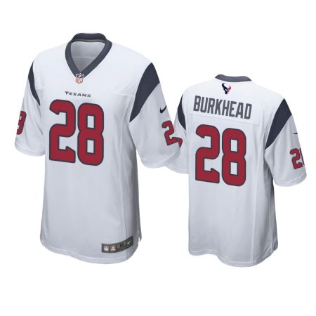 Houston Texans Rex Burkhead White Game Jersey