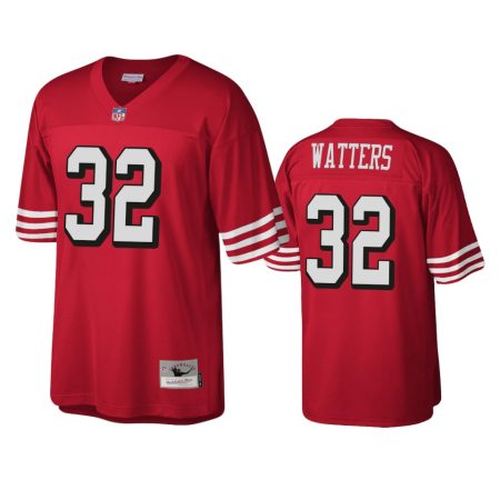 San Francisco 49ers Ricky Watters 1994 Scarlet Throwback Legacy Replica Jersey