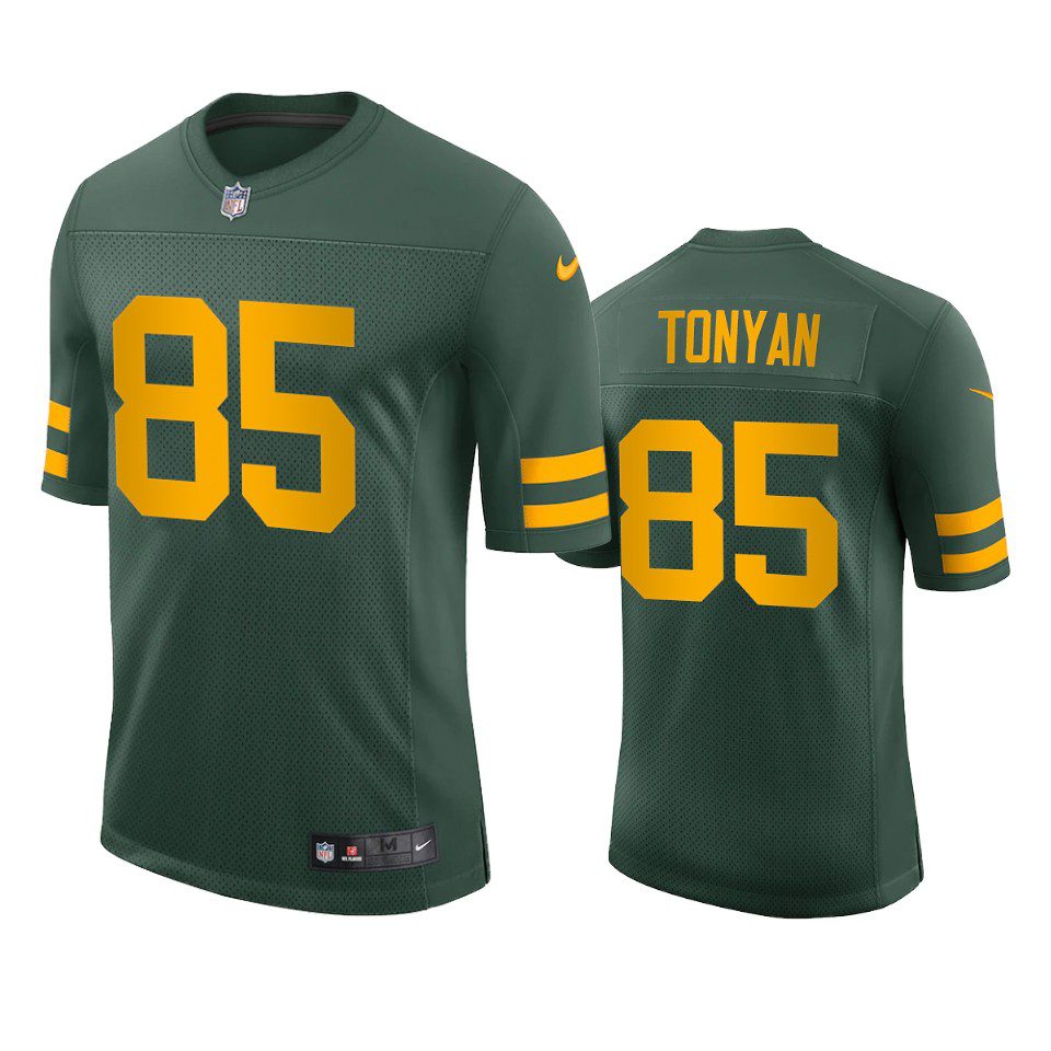 Robert Tonyan Green Bay Packers Green Vapor Limited Jersey 1 robert tonyan packers green vapor jersey
