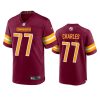 Washington Commanders Saahdiq Charles Burgundy Game Jersey 3 saahdiq charles commanders burgundy game jersey