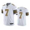 New Orleans Saints #7 Men's White Taysom Hill Color Rush Limited Jersey 3 saints 7 taysom hill white color rush limited jersey