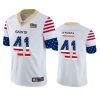 Alvin Kamara New Orleans Saints White Independence Day Stars & Stripes Jersey 2 saints alvin kamara white independence day vapor jersey
