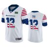 12th Fan Seattle Seahawks White Independence Day Stars & Stripes Jersey 3 seahawks 12th fan white independence day vapor jersey