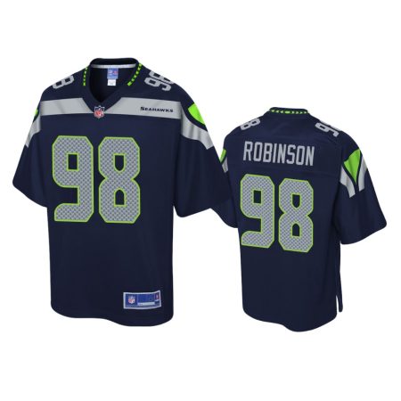 Seattle Seahawks Alton Robinson Navy Pro Line Jersey - Men's