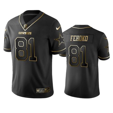 Cowboys Simi Fehoko Black Golden Edition Vapor Limited Jersey