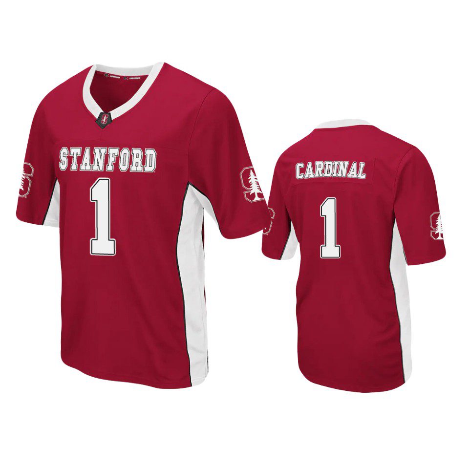Stanford Cardinal Cardinal Max Power Jersey 1 stanford cardinal cardinal max power jersey