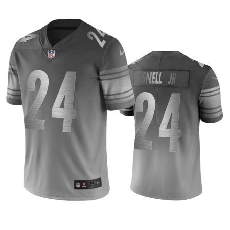 Pittsburgh Steelers Benny Snell Jr. Silver Gray Vapor Limited City Edition Jersey