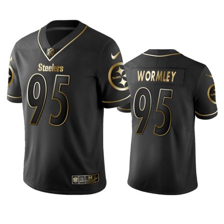 Chris Wormley Steelers Black Golden Edition Vapor Limited Jersey