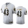 Troy Polamalu Steelers White 100th Season Golden Edition Jersey 3 steelers troy polamalu white golden edition 100th season jersey