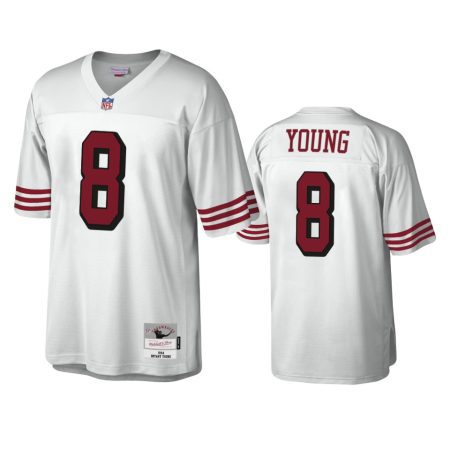 San Francisco 49ers Steve Young 1994 White Legacy Replica Throwback Jersey