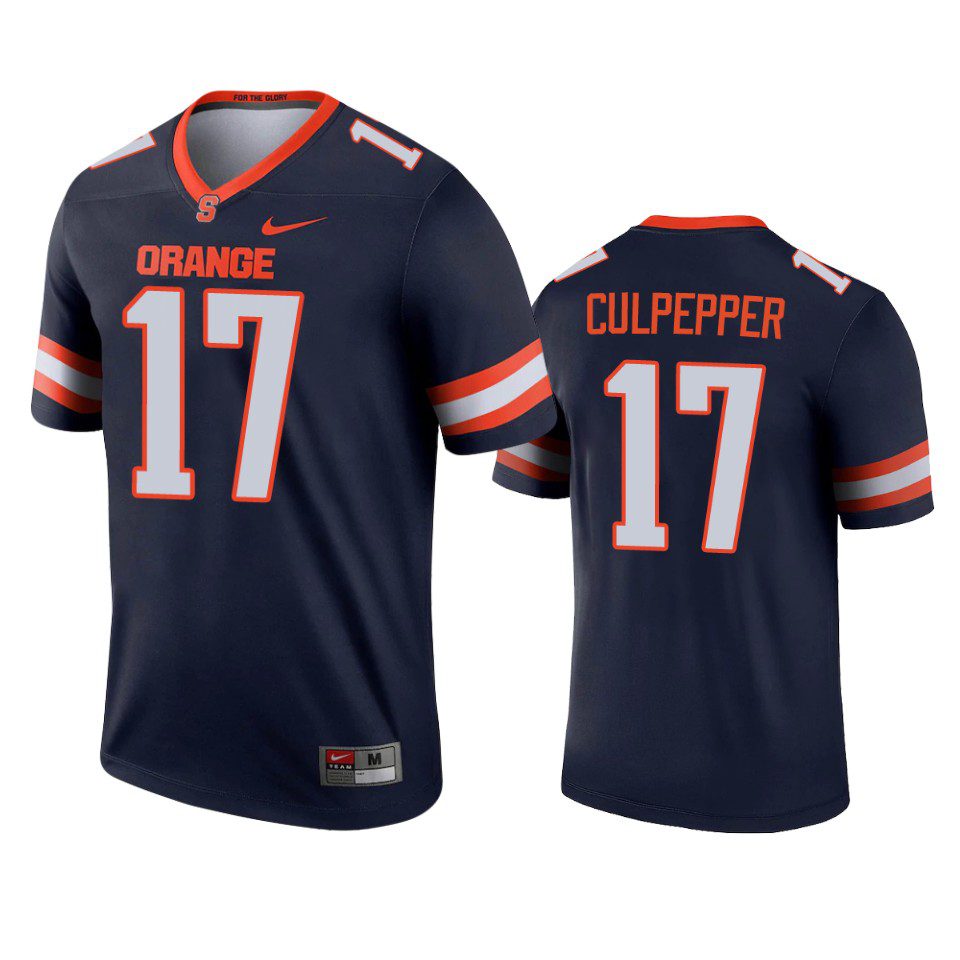 Syracuse Orange Rex Culpepper Navy Legend Jersey 1 syracuse orange rex culpepper navy legend jersey
